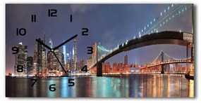Négyszögletes üvegóra vízszintesen Manhattan new york city pl_zsp_60x30_f_39113781
