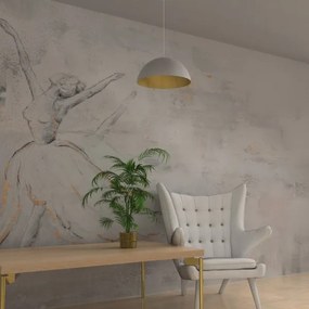 Csillár zsinóron BETA 1xE27/60W/230V á. 45 cm fehér