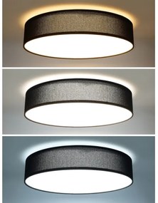 Solight WO8014 - LED Dimmelhető mennyezeti lámpa PENLEY LED/48W/230V+RC átm. 40 cm fekete