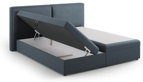 Kék ágyneműtartós boxspring ágy 180x200 cm Arendal – Cosmopolitan Design