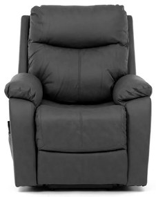 Elektromos vezérlésű szürke vintage dönthető fotel. TV-5874 GREY