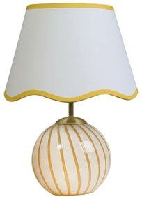 Searchlight EU99410YL - CELINE asztali lámpa 1xE14/60W/230V