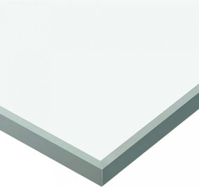 ezüst ESG üveg és alumínium tolóajtó puha ütközőkkel 76x205 cm