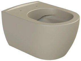 CeraStyle CITY fali WC - MATT BÉZS - rimless - perem nélküli - rejtett rögzítésű - 53 cm