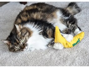 Macskamentával töltött macskajáték 17 cm &#8211; banán