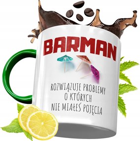 Zöld Bögre Csaposnak Születésnapi Ajándék Nyomtatott Fotóval