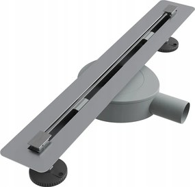 Proline 50 cm inox lineáris lefolyó csempe alá Gamma acél