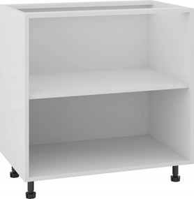 Korpusz fehér alsó konyhaszekrény 80/82 tartozékokkal