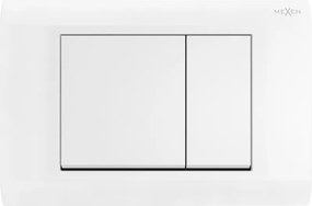 Mexen Fenix 01 öblítő gomb, fehér matt - 600120