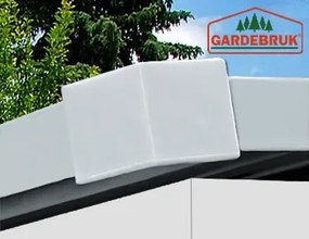 Kerti szerszámtároló ház XL, 196x132x188cm, antracit Gardebruk