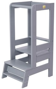 Szürke borovi fenyő tanulótorony Montessori – Meowbaby