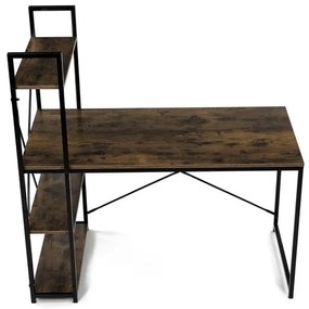 Íróasztal 120×60 cm, MDF Old Wood. GD-520 OLW