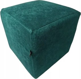 Bordázott huzat és puffhuzat gumis kordbársony 40x40x40cm Tartós