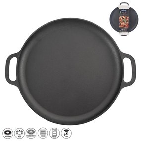 Grill öntöttvas serpenyő ø 35 cm LITINA – Orion