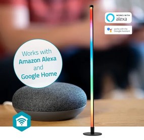 Nedis WIFILD20RGBW- LED RGBIC Állólámpa Smartlife LED/10W/230V 2700-6500K + távirányító