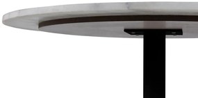 Tarifa márvány étkezőasztal 110 cm fehér-fekete