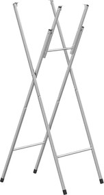 vidaXL ezüst horganyzott acél összecsukható bárasztal láb 45x53x108 cm