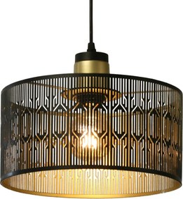 AVIANO LIGHTING LY230504002 LASER ErnyĆs FĂŒggesztett LĂĄmpa Fekete, Arany E27 IP20