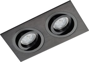 Lumifall ALCAZAR BB LMF.AZ542BB Beépíthető spotlámpa 2x50W/GX5,3 IP20