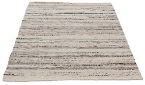 Vastag szőnyeg gyapjúból Rustic 131x183 szövött modern gyapjú szőnyeg