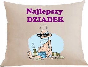 Párna párnahuzat Nagyszülők napja Vicces ajándék Nagypapa