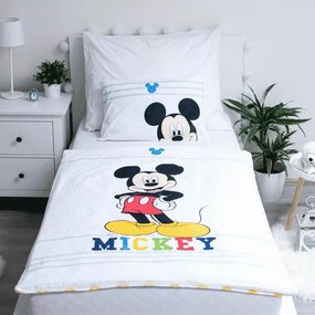 Disney Mickey ovis ágyneműhuzat fehér 100x135cm 40x60cm