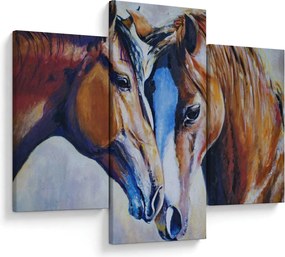 Kép - szerelmes lovak (90x60 cm)