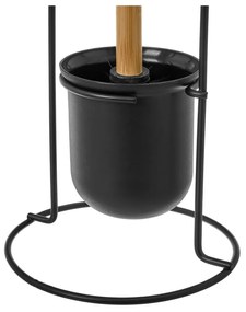 Fekete fém WC-kefe Simply – Casa Selección