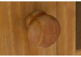 Natúr színű borovi fenyő szekrény 90x90 cm Bertram – Støraa