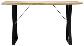 Tömör mangófa étkezőasztal 140 x 80 x 76 cm