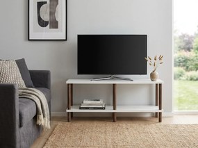 TV asztal SOLE 90 cm, fehér