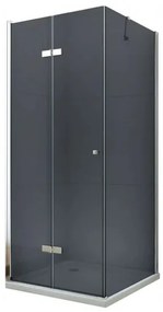 Mexen Lima zuhanykabin 110x60cm, 6mm üveg, króm profil-szürke üveg, 856-110-060-01-40