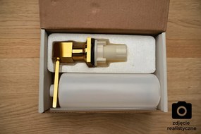 Mosogató Quality Quatro, mosogatószer adagoló mosogatóhoz 400ml, fényes arany, SKQ-DOK-GD