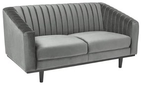 Asprey Velvet kanapé, szürke / fekete