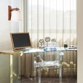 Fali lámpa 1xE27/60W/230V tölgy mintával