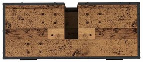 Fürdőszoba bútor szett 2 pcs Régi fa 80 x 33 x 60 cm Faanyag