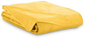 Okkersárga ágytakaró franciaágyra 200x220 cm Palsha – AmeliaHome