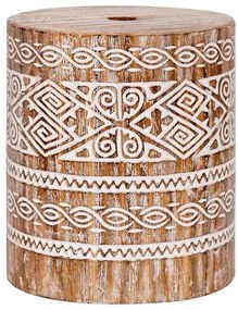 Balinéz Napernyő 260 Krém 210-220 cm Pamut és tömör fa