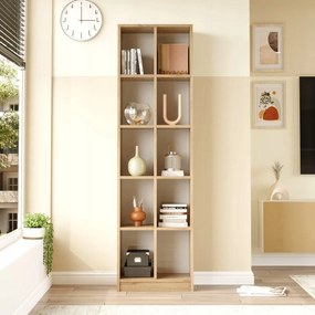 Houseland Liora Castello tölgyfa könyvespolc