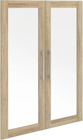 Natúr színű bútorelem - ajtó tölgyfa dekorral 84x105 cm Prima – Tvilum