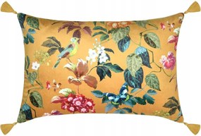 Emmy párna 40x60 cm Dekoratív Téglalap alakú Mustár Növények