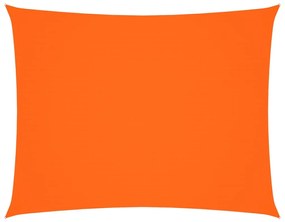 narancssárga téglalap alakú oxford-szövet napvitorla 4 x 5 m