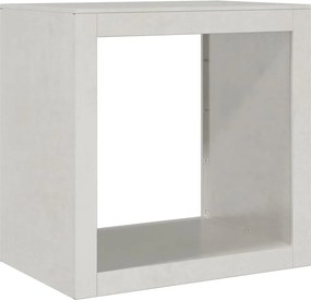 vidaXL rozsdamentes acél tűzifatároló 60 x 40 x 60 cm