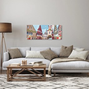 Kép - téli sikátor (120x50 cm)
