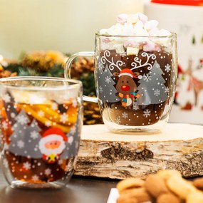 4Home Hot&Cool Mug Reindeer thermo pohár 270 ml, 2 db