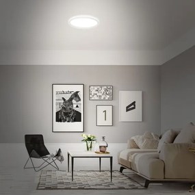 Briloner 7494016-LED RGBW dimmelhető mennyezeti lámpa, okos LED/22W/230V, 4000K, + távirányító, Tuya-kompatibilis Wi‑Fi