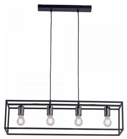 Leuchten Direkt 15854-18 - Csillár zsinóron FABIO 4xE27/60W/230V