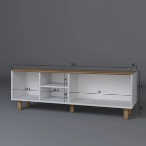 Bohemian TV-állvány, 160 cm – TR350MWD1705
