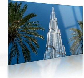 Kép - Burj Khalifa (üvegen) (70x50 cm)