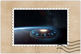 Poszterek 120x80 UFO-k repülnek a Föld felett